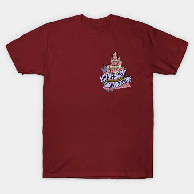 Thunder Mesa Mining Company T-Shirt by JennyGreneIllustration